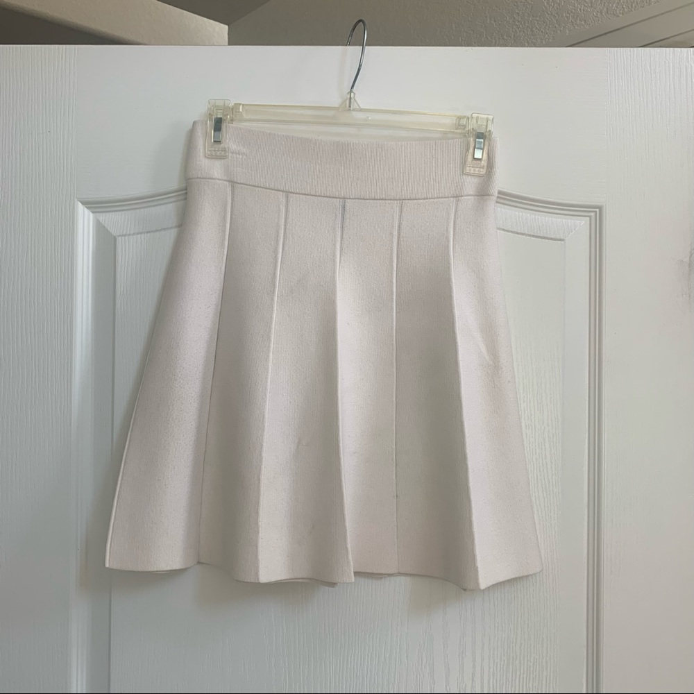 XS Petite Ann Taylor white skirt
